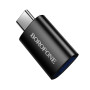 BOROFONE BV26C Αντάπτορας USB-C Male σε USB 3.0 Female με Λειτουργία OTG & Δυνατότητα Φόρτισης 5V / 2A - Χρώμα: Μαύρο