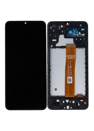 Incell Οθόνη LCD με Μηχανισμό Αφής Assembly και Πλαίσιο για Samsung Galaxy A04S A047F / A04 Core  - Χρώμα: Μαύρο