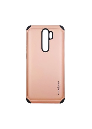 Hard Back Cover Motomo Case for Xiaomi Redmi Note 8 Pro - Color: Rose Gold