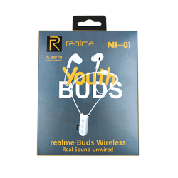 Realme Wireless Bluetooth Headphones NI-01 - Color: White