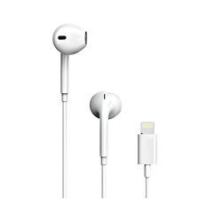 Moxom MX-EP49 Earbuds Handsfree με Βύσμα Lightning - Χρώμα:  Λευκό