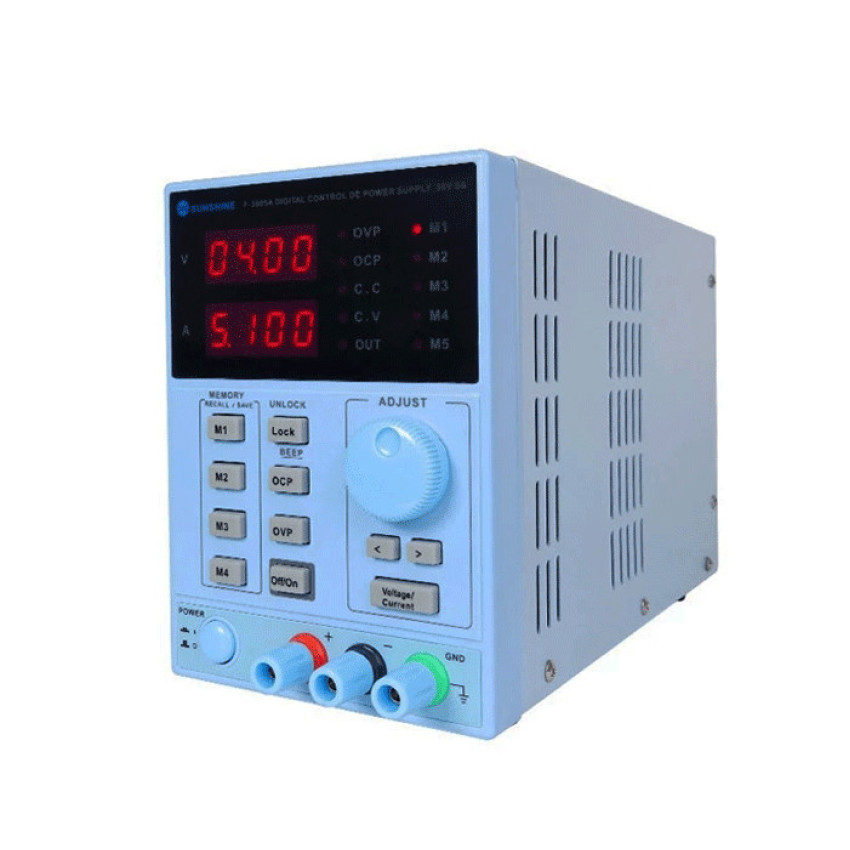 SUNSHINE P-3005A 30V 5A DC DIGITAL PROGRAMMABLE ADJUSTABLE POWER SUPPLY