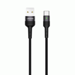 USAMS US-SJ313 U26 USB-C Charging & Data Cable 1m - Color: Black