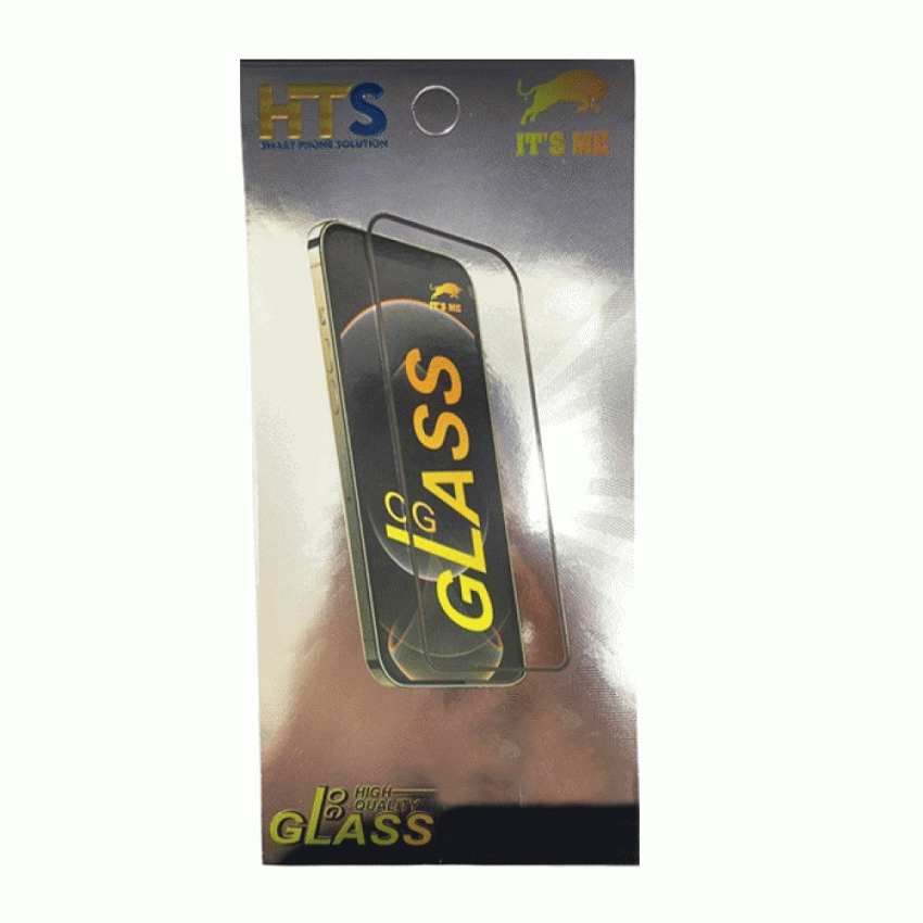 Προστασία Οθόνης HTS OG Full Glass Full Glue Tempered Glass για iPhone 15 Plus - Χρώμα: Μαύρο