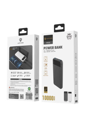 Lenyes PX-133 PowerBank Φορητό 10000mAh - Χρώμα: Μαύρο