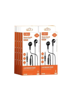 Moxom MX-EP70 Earbuds Stereo Sound Handsfree με Βύσμα 3.5mm Χρώμα: Μαύρο