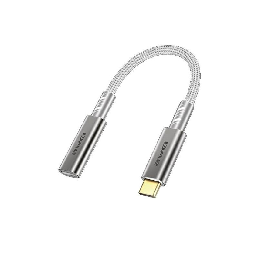 Awei CL-216T Μετατροπέας USB-C Male σε USB-C Female Extension Cable 20cm - Χρώμα: Λευκό