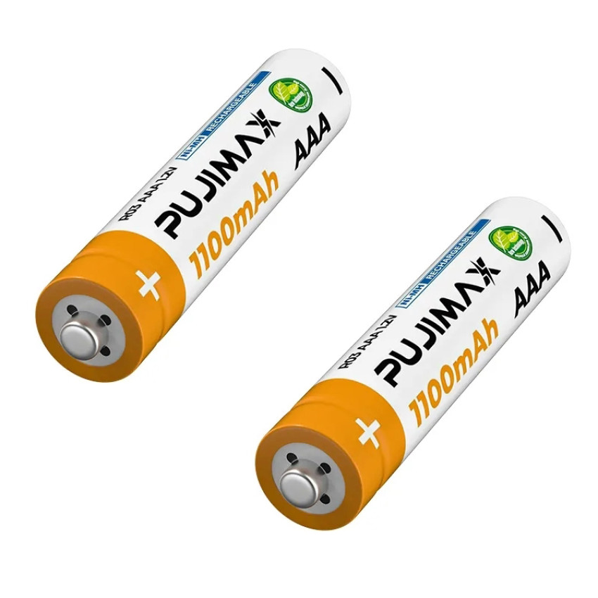 Επαναφορτιζόμενη Μπαταρία PUJIMAX R03 1.2 V AAA NI-MH - 1100mAh (2τμχ)