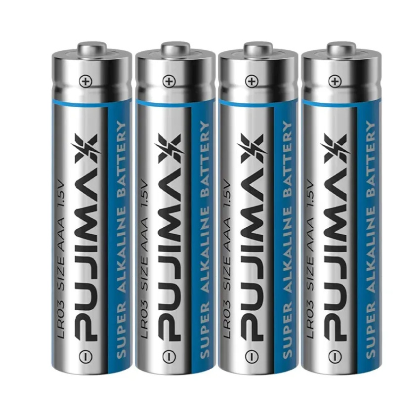 PUJIMAX LR03 Μπαταρία Alkaline 1.5V AAA - 1100mAh (4τμχ)