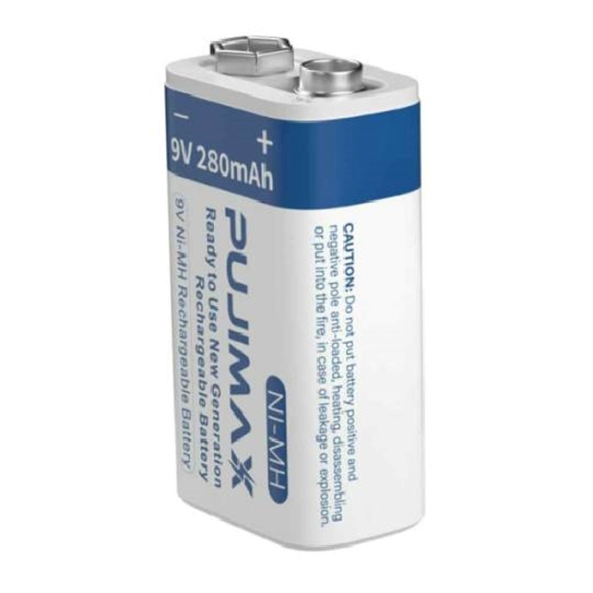 PUJIMAX PJ-9V Επαναφορτιζόμενη Μπαταρία Ni-Mh 280mah (1τμχ)