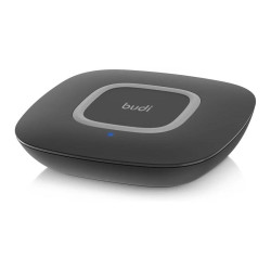 Budi (WL2000TB) 15W/10W/7.5W/5W Wireless Charger (Qi Pad) - Color: Black