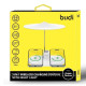 Budi (WL4800C) 20W Ασύρματη Βάση Φόρτισης 2 Ταυτόχρονων Κινητών με Νυχτερινό Φως 3-in-1 - Χρώμα: Πορτοκαλί