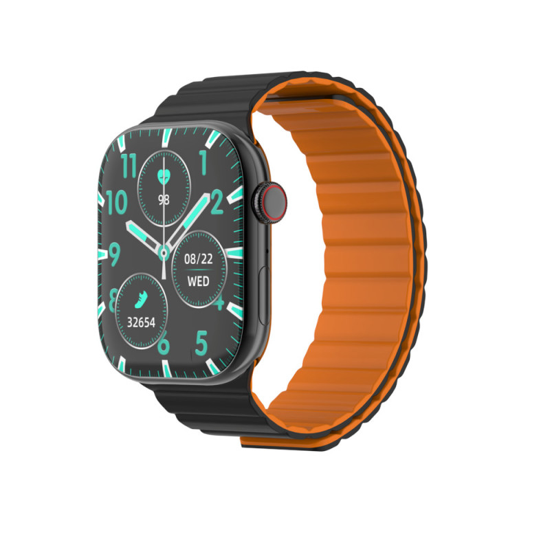 VIDVIE SW1615 Smartwatch Αδιάβροχο (IP67) με Παλμογράφο,NFC,Μέτρηση Σακχάρου, Προγράμματα Ασκήσεων Χρόνος Λειτουργίας 3-4 ημέρες - Χρώμα: Μαύρο