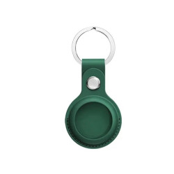 COTECi 86001-DG PU Keychain Case for AirTag - Color: Dark Green