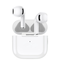 TUQIN QW19 Wireless Bluetooth Earphones TWS V5.4 with Charging Case - Color: White