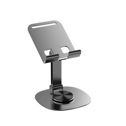 TUQIN QH16 Foldable Desk Stand for Mobile & Tablet - Color: Gray