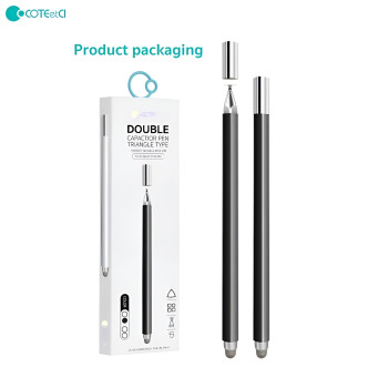 COTECi 62002-BK Ψηφιακή Γραφίδα Αφής Υψηλής Ακρίβειας με Διπλή Κεφαλή για IOS,Windows, & Android Tablets - Χρώμα: Μαύρο