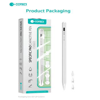 COTECi IP-013 P1 Pad Ψηφιακή Γραφίδα Αφής για iOS,Windows & Android Tablets - Χρώμα: Λευκό