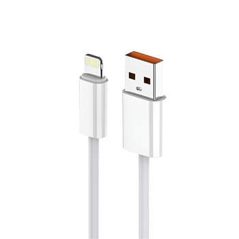 LDNIO LS892 25W Καλώδιο Μεταφοράς Δεδομένων & Γρήγορης Φόρτισης με Θύρα USB-A Σε USB-Lightning (Length 2m) - Χρώμα: Λευκό