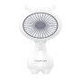 YESPLUS YS-1613 Επαναφορτιζόμενο Mini Ανεμιστηράκι Χειρός - Χρώμα: Λευκό