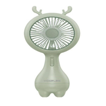YESPLUS YS-1613 Επαναφορτιζόμενο Mini Ανεμιστηράκι Χειρός - Χρώμα: Πράσινο
