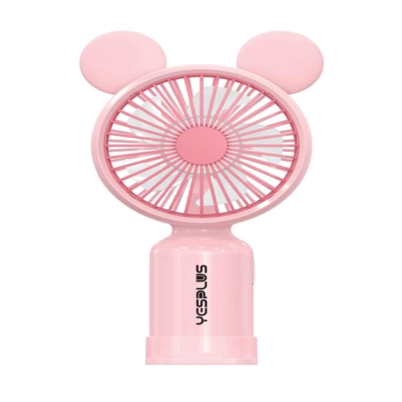 YESPLUS YS-1609 Επαναφορτιζόμενο Mini Aνεμιστηράκι Χειρός - Χρώμα: Ροζ