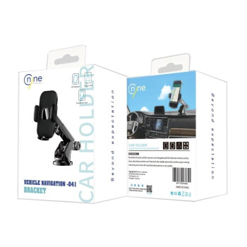 Nine Vehicle Navigation 041 Βάση Κινητού με Βεντούζα για το Ταμπλό Αυτοκινήτου - Χρώμα: Μαύρο