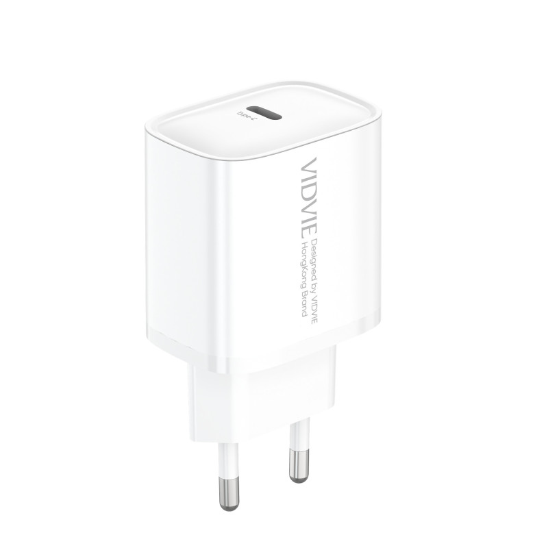 VIDVIE PLE271 33W Φορτιστής Χωρίς Καλώδιο με Θύρα Type-C - Χρώμα: Λευκό