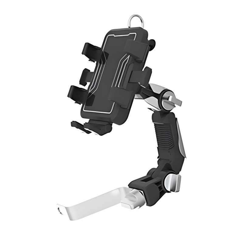 NINE MT2301 Βάση Κινητού Μοτοσυκλέτας για τον Καθρέπτη - Χρώμα: Μαύρο