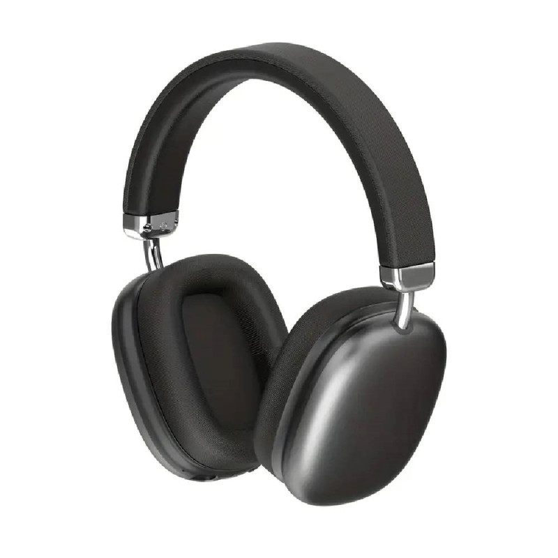 BACY BT-08 Ασύρματα Bluetooth Ακουστικά On Ear με 40 ώρες Λειτουργίας & Quick Charge - Χρώμα: Μαύρο