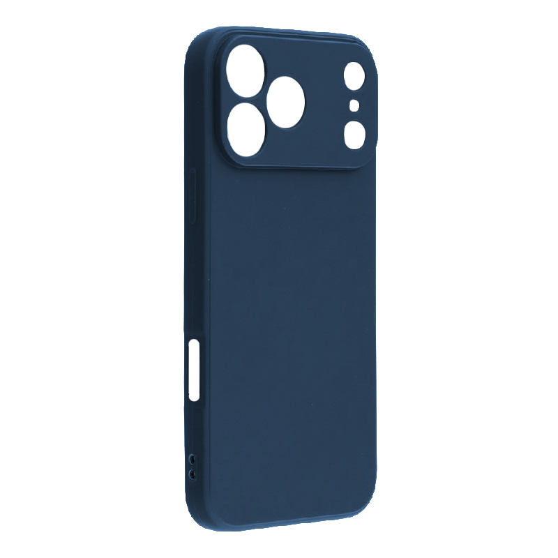 Θήκη Πλάτης Σιλικόνης Soft για Apple iPhone 17 Pro Max - Χρώμα: Σκούρο Μπλε