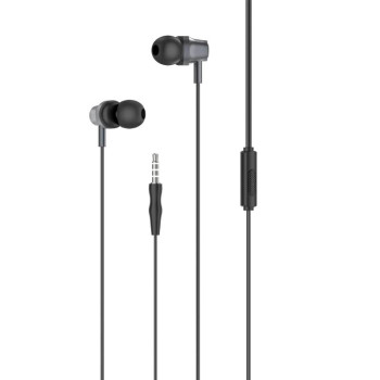 Vidvie HS669 Handsfree Ακουστικά με Βύσμα 3.5mm Jack & Μικρόφωνο & Κουμπί Αναπαραγωγής / Παύσης - Χρώμα: Μαύρο