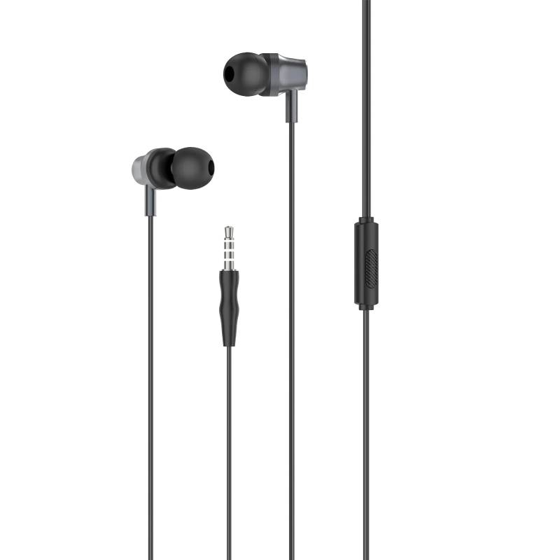 Vidvie HS669 Handsfree Ακουστικά με Βύσμα 3.5mm Jack & Μικρόφωνο & Κουμπί Αναπαραγωγής / Παύσης - Χρώμα: Μαύρο