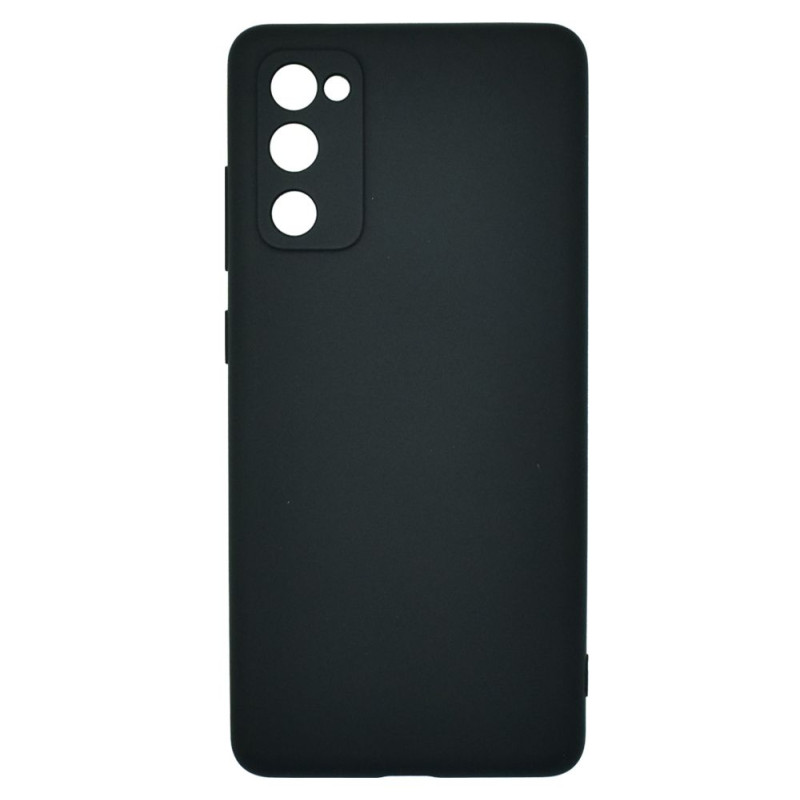 Θήκη Πλάτης Σιλικόνης Soft για Samsung Galaxy A03S - Χρώμα: Μαύρο