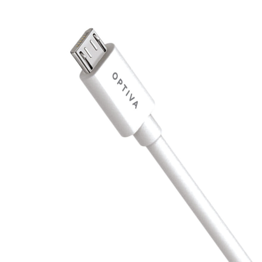 Καλώδιο USB σε Micro USB Optiva (OPC25m) – 1m - Χρώμα: Άσπρο