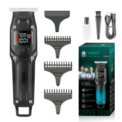 VGR V-964 Professional Rechargeable Hair Clipper - Color: Black
