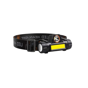 Μίνι Επαναφορτιζόμενος Φακός LED Κεφαλής High Power Headlamp T2 180131 - Χρώμα: Μαύρο