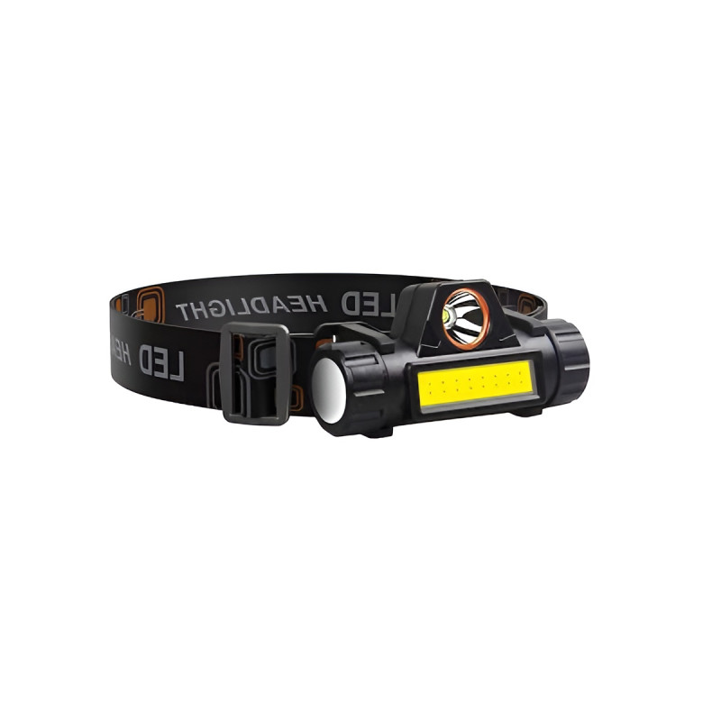 Μίνι Επαναφορτιζόμενος Φακός LED Κεφαλής High Power Headlamp T2 180131 - Χρώμα: Μαύρο
