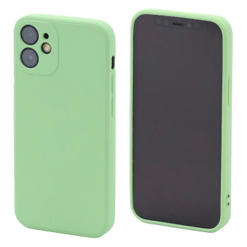 Θήκη Πλάτης Σιλικόνης Soft για Apple iPhone 12 Mini - Χρώμα: Πράσινο Απαλό