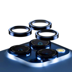 Camera Tempered Glass for iPhone 14 Pro Max - Color: Dark Blue