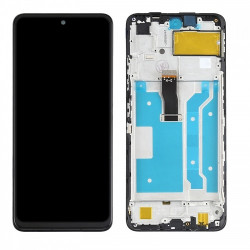 OEM LCD Complete with Frame for Huawei P Smart 2021 - Color: Black
