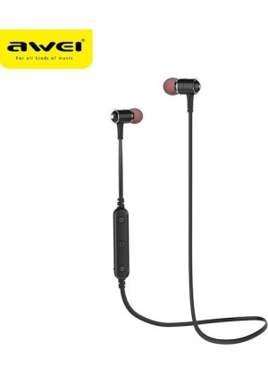 Awei B930BL In-Ear Bluetooth Handsfree Ακουστικά με Αντοχή στον Ιδρώτα - Χρώμα: Μαύρο