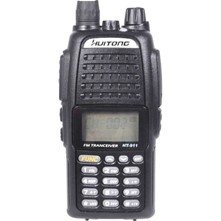 Huitong HT-911 Ασύρματος Πομποδέκτης UHF/VHF 5W με Μονόχρωμη Οθόνη - Χρώμα: Μαύρο