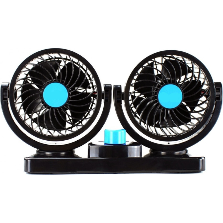 HX-T304 12V and 24V Double Headed Vehicle Fan