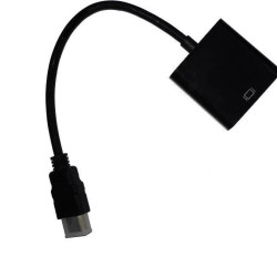 HDMI Male to VGA Female Converter (NG-HDMI-VGA-02) - Color: Black