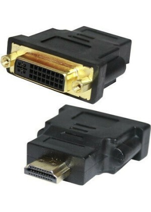 Andowl Q-C31 Μετατροπέας HDMI Male σε DVI-I Female 1 Τεμάχιο - Χρώμα: Μαύρο