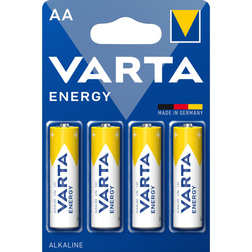 Varta Energy Αλκαλικές Μπαταρίες AA 1.5V 4τμχ. - Χρώμα: Λευκό