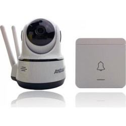 Andowl Q-A275 Panoramic HD 355° 5MP WIFI Camera & Doorbell - Color: White