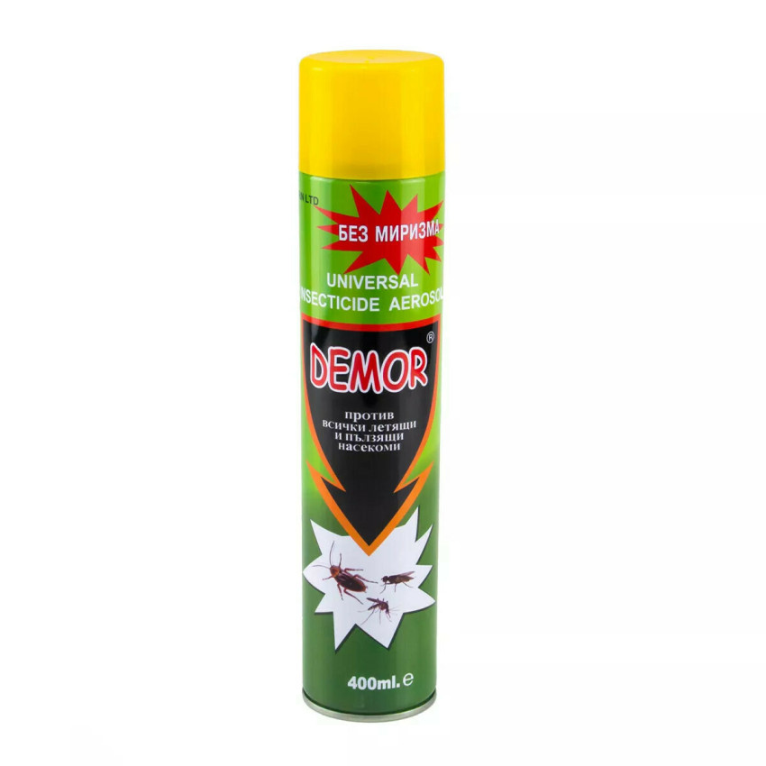 Spray Demor Cockroaches Universal Εντομοκτόνο Spray για Κατσαρίδες 400ml