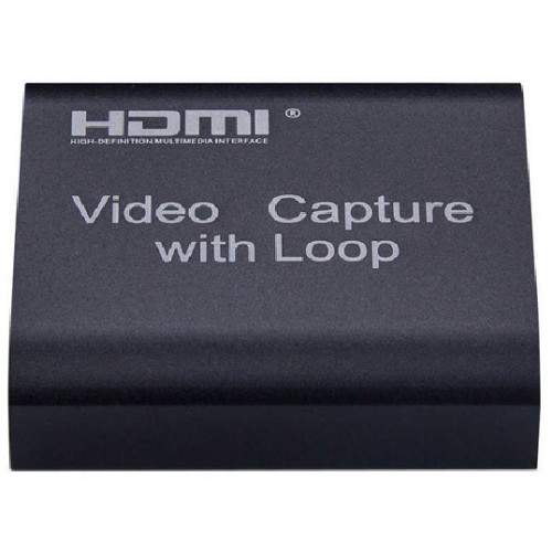 Video Card Capture HDMI Video Capture With Loop Out USB 2.0 Black B09PG7K4KK